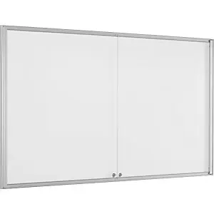 Schaukasten EINFACH, für 21 x DIN A4, reinweiß.