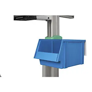 Zubehörkasten, blau, HxBxT 140 x 155 x 230 mm.