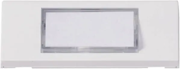 Heidemann 70049 Klingelplatte mit Namensschild 1fach Weiß 24 V/1
