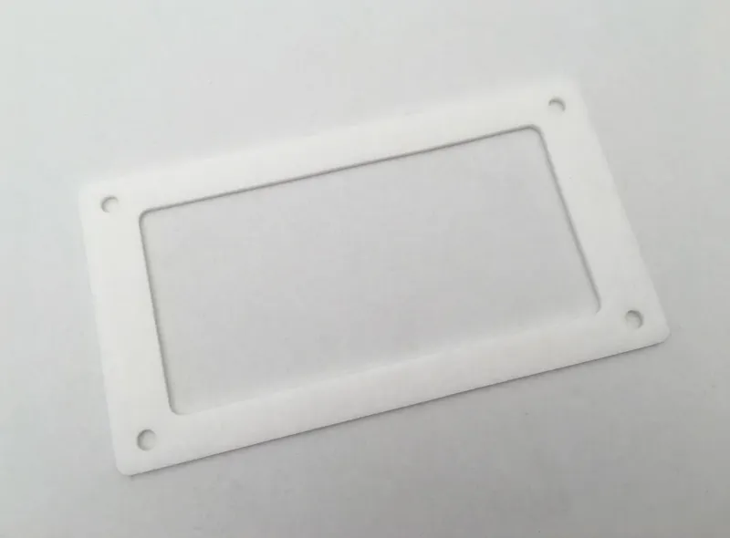 Dichtung eckig 11x20cm für Reinigungsklappe Pelletofen verschiedenen Dicken