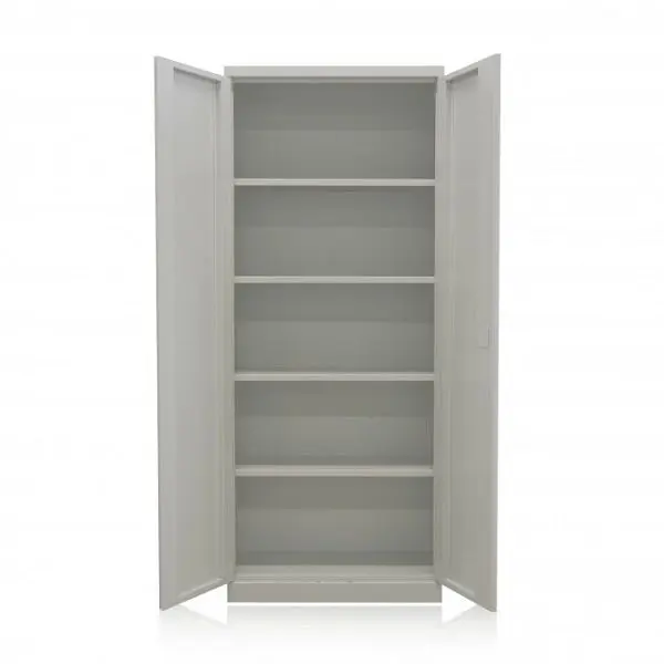 ADB Stahlschrank L Abmessungen BxHxT: 780x1920x380 mm Farbe Komplett: lichtgrau RAL 7035 40987