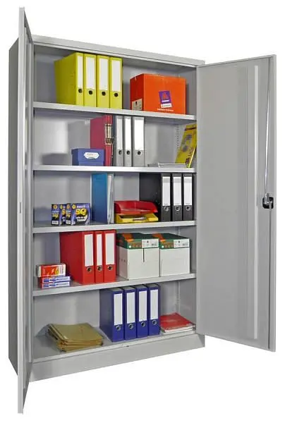 Pavoy Flügeltürenschrank 1950/500/1200 Drehgriff Böden gepulvert 31310-120-501-910