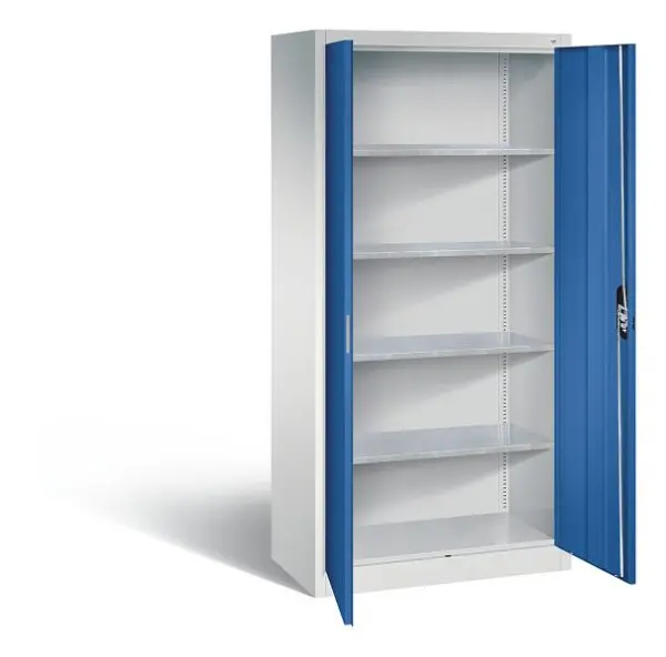 C+P Werkzeugschrank Acurado H1950xB930xT500mm Farbe: Lichtgrau / Enzianblau Muldengriff 8921-00 S10941