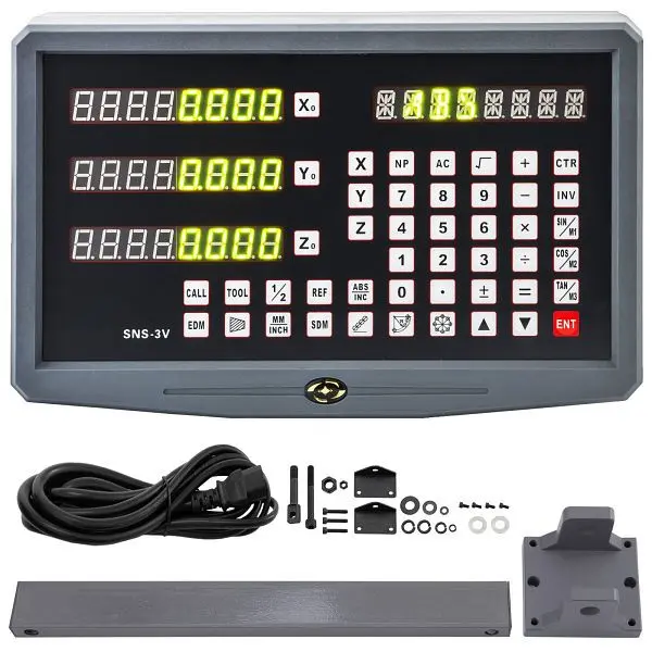 VEVOR 3-Achsen Digitalanzeige für Drehen Maschine Hochgenau DRO Display Grinding GSC3ZSXB000000001V2