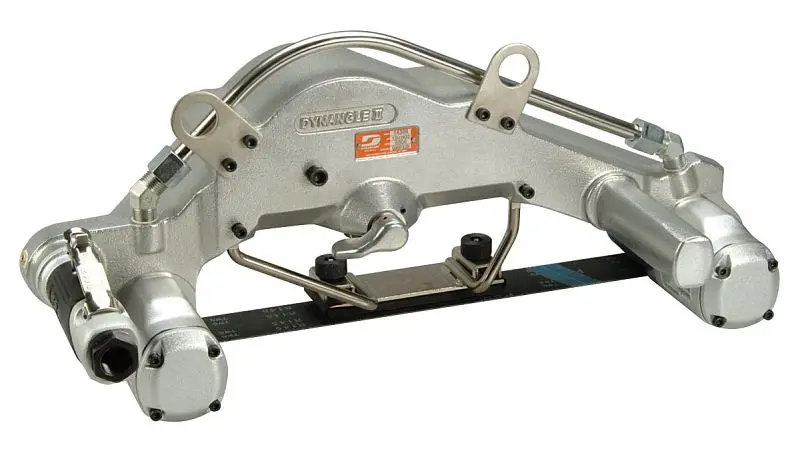 Dynabrade Dynangle II Bandschleifer Doppelmotor mit Schleifplatte Riemenspannweite 17" 14306