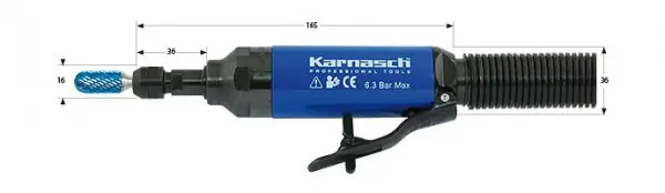 Karnasch 11.4709 Druckluft Profi-GeradschleiferKA30LR für Frässtifte Schaft 60mm 114709