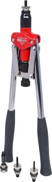 KS Tools Langarm-Handnietzangen-Satz für Gewindehülsen 10-teilig 150.9660
