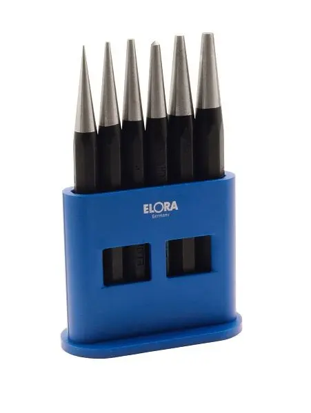 ELORA Durchtreiber-Satz einem Plastikständer 6-teilig 264KS 0264500607000