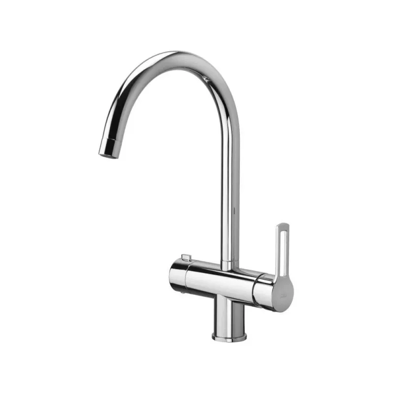 Einhand-Spültischarmatur mit Geschirrspüleranschluss Serie Ringo Modell RIN184CR Chrom Paffoni für Oldtimer