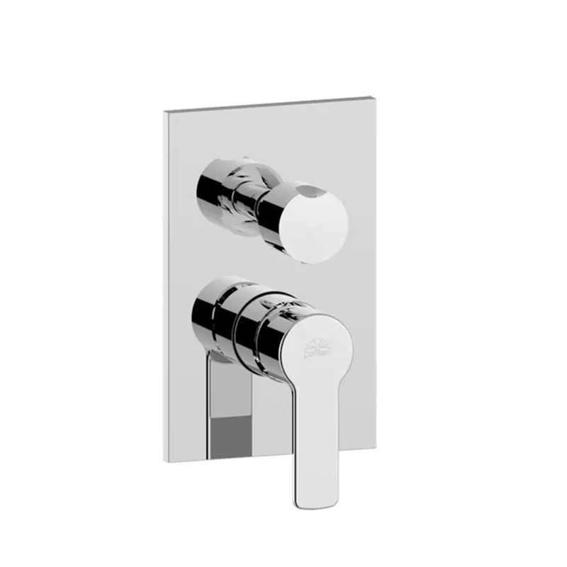 Professionelle Einbau-Duschmischer 3 Ausgänge Paffoni Rot Art. RED019CR