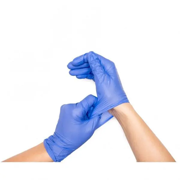 Blanc Hygienic Nitril-Handschuhe puderfrei blau unsteril mit Rollrand hoch-elastisch Grösse: S VE: 2.000 Stück RMN-HsN-x...