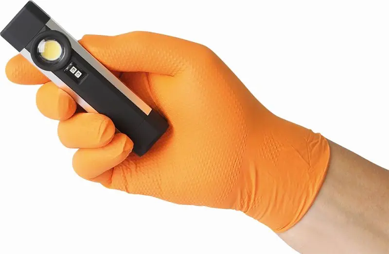 Tiger Grip Nitril-Einweghandschuhe orange "TIGER GRIP" Grösse S (100 Stück) TIGER GRIP S