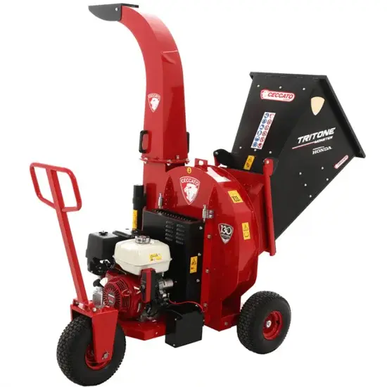 Ceccato Tritone Monster - Profi Benzin-Häcksler - GX390 HONDA - Elektro-Starter : Comfort Line
