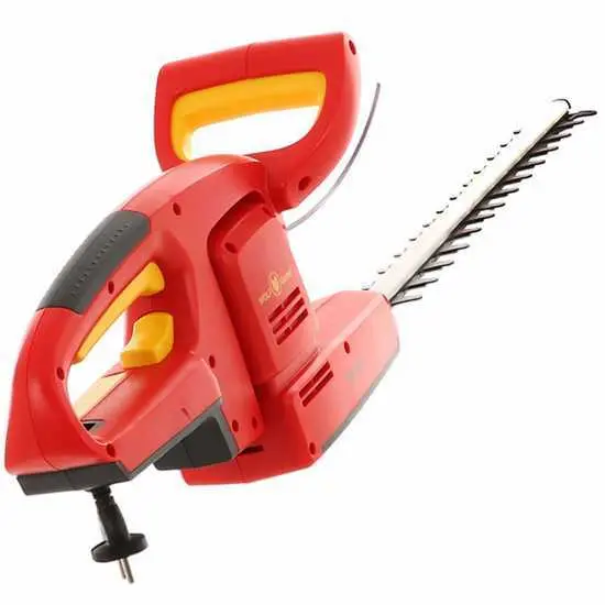 Elektro Heckenschere Wolf Garten HSE 45 V - Heckenschere 600W mit Schwert 45 cm Präzisionsgeschliffene Messer