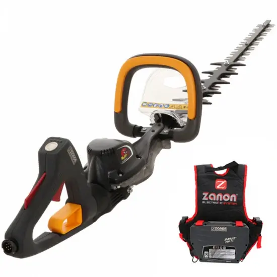 Kabelgebundene Elektro Akku-Heckenschere Zanon Raptor 750 - Schwert 75 cm - 50.4V 6.4 Ah