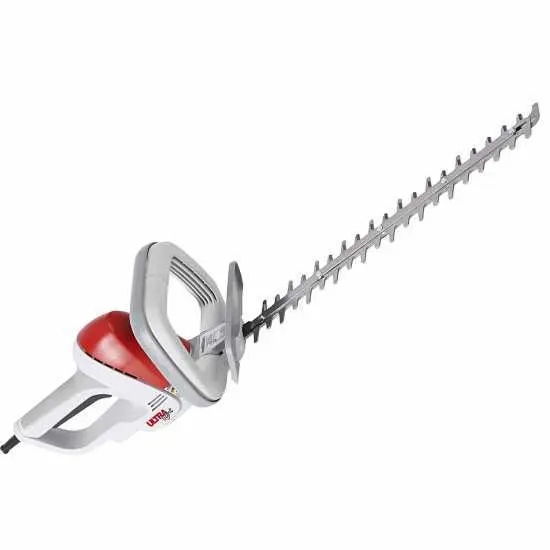 Leistungsstarke Doppelmesser Elektro Heckenschere IKRA FHS 1545 - Heckenschere 500 W mit Schwert 45 cm - höchst leicht