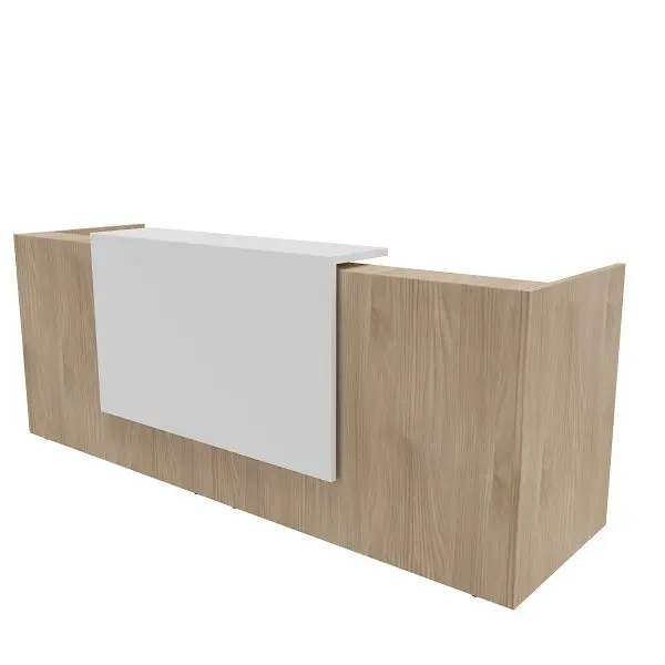 Quadrifoglio Theke Z2 286x88cm Farbe: Korpus Ulme / Ablage Weiß Z2C02/21ZT