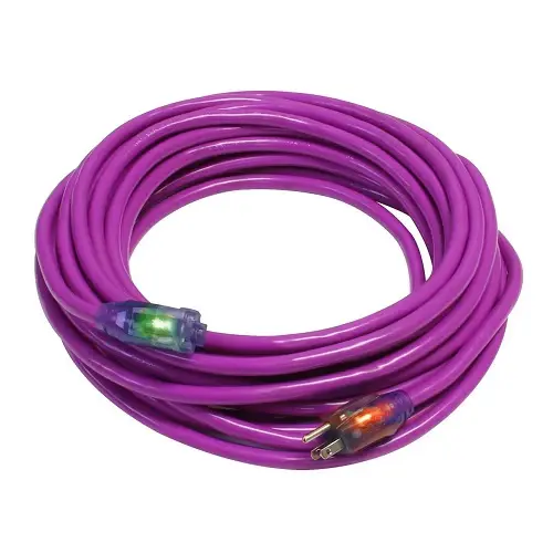 100FT 12/3 SJTW Cold Weather Extension Cord CGM Lila