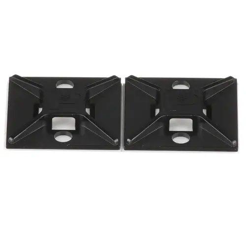 1x1 4 Way Cable Tie Mount ABS Kautschuk Adhesive Tape ABM2S--C0 (Pack 100)
