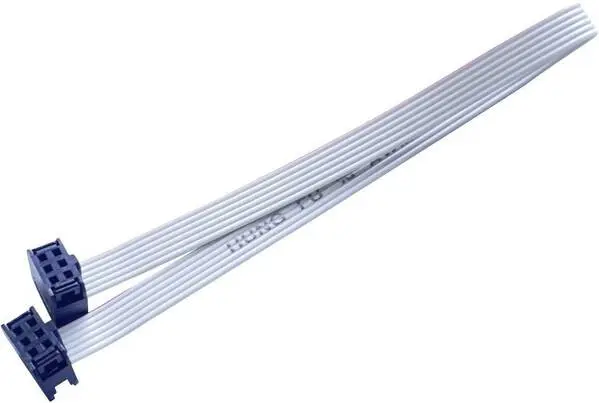 BKL Electronic 10120666 Flachbandkabel Rastermaß: 2.54 mm 6 x 0.08 mm² Grau 1 St.