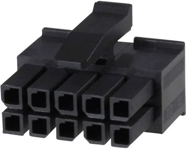 TE Connectivity Buchsengehäuse-Kabel Micro-MATE-N-LOK Polzahl Gesamt 12 Rastermaß: 3 mm 1-794617-2 1 St.