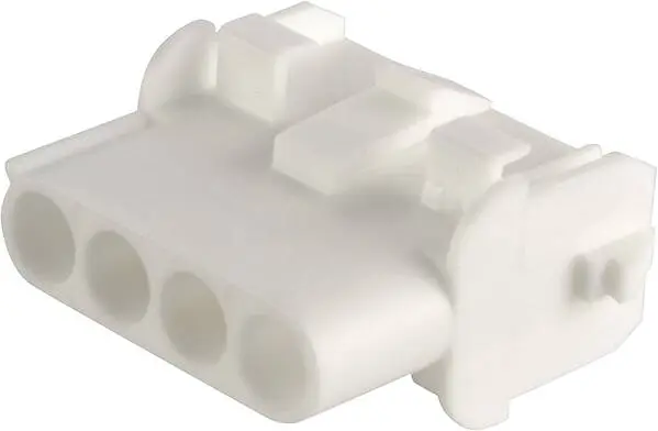 TE Connectivity Buchsengehäuse-Kabel Universal-MATE-N-LOK Polzahl Gesamt 4 Rastermaß: 6.35 mm 350780-1 1 St.