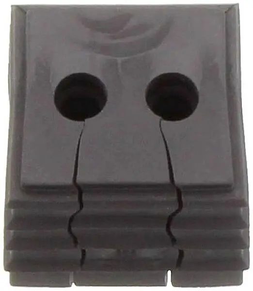 CONTA-CLIP KDS-DE 2X4-5 BK Dichtelement Thermoplastisches Elastomer Schwarz 10 St.