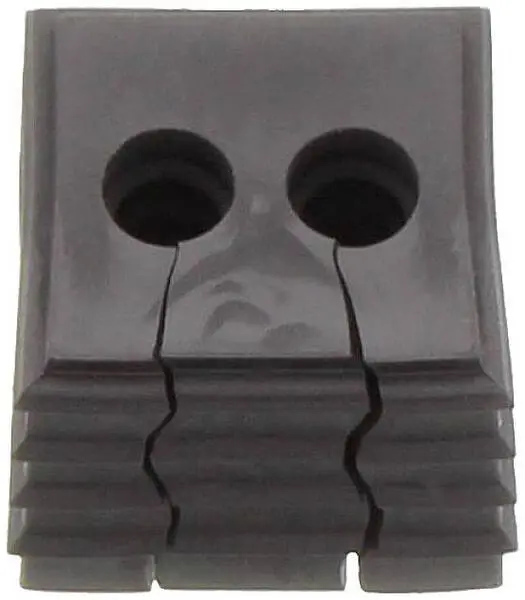 CONTA-CLIP KDS-DE 2X5-6 BK Dichtelement Thermoplastisches Elastomer Schwarz 10 St.