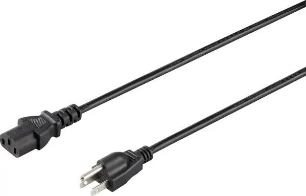 Handbetriebener Basetech BT-1886929 Kaltgeräte Anschlusskabel Schwarz 2.00 m