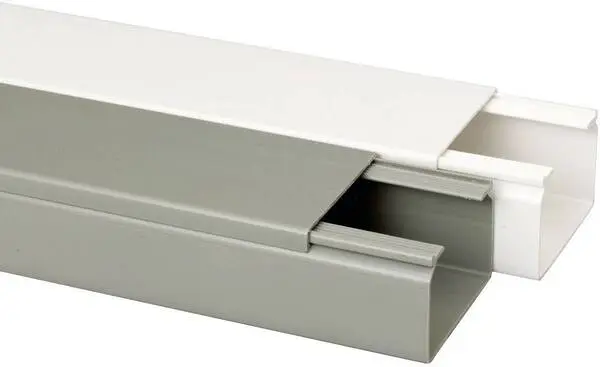 Heidemann 09986 Kabelkanal (L x B x H) 2000 x 60 x 40 mm 1 St. Grau