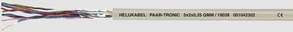 Helukabel 19003 Datenleitung LiYY 3 x 2 x 0.14 mm² Grau 100 m