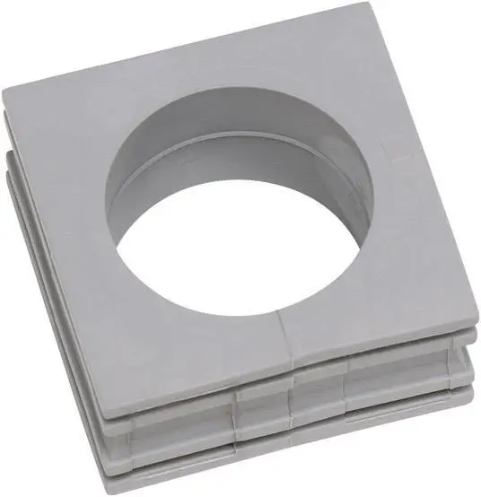 Icotek KT 16 Kabeldurchführung geschlitzt Klemm-Ø (max.) 17 mm Elastomer Grau 1 St. Orange | wetterfest