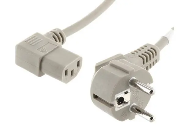 Kunststoff econ connect NKWW2GR Kaltgeräte Anschlusskabel 2 m