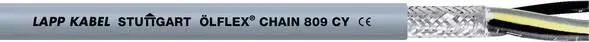 LAPP 1026769/1 Schleppkettenleitung ÖLFLEX® CHAIN 809 CY 4 G 1 mm² Grau Meterware