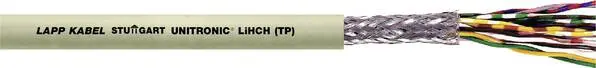 LAPP 38402/1 Datenleitung UNITRONIC® LiHCH (TP) 2 x 2 x 0.25 mm² Kieselgrau (RAL 7032) Meterware