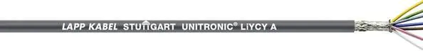 LAPP 44652/1 Datenleitung UNITRONIC® LiYCY 2 x 0.23 mm² Grau Meterware