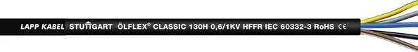 LAPP ÖLFLEX® TRADITIONELL 130 H BK Steuerleitung 3 G 2.5 mm² Schwarz 1123427/1 Meterware