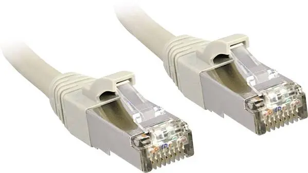 LINDY 45592 RJ45 Netzwerkkabel, Patchkabel CAT 6 S/FTP 50.00 m Grau mit Rastnasenschutz 1 St.