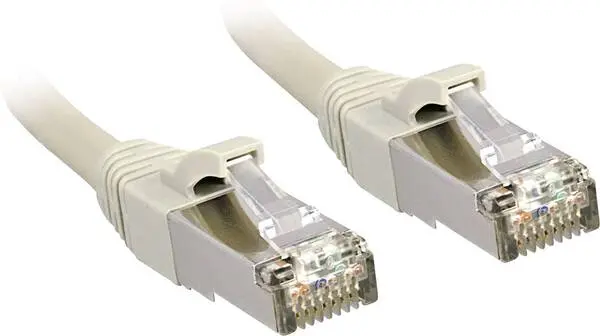 LINDY 45596 RJ45 Netzwerkkabel, Patchkabel CAT 6 S/FTP 90.00 m Grau mit Rastnasenschutz 1 St.
