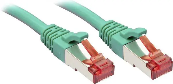 LINDY 47749 RJ45 Netzwerkkabel, Patchkabel CAT 6 S/FTP 2.00 m Grün mit Rastnasenschutz 1 St.