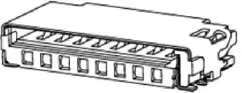 Molex Buchsengehäuse-Kabel Polzahl Gesamt 8 Rastermaß: 1.1 mm 475710001-4500 4500 St. Tape on Full reel