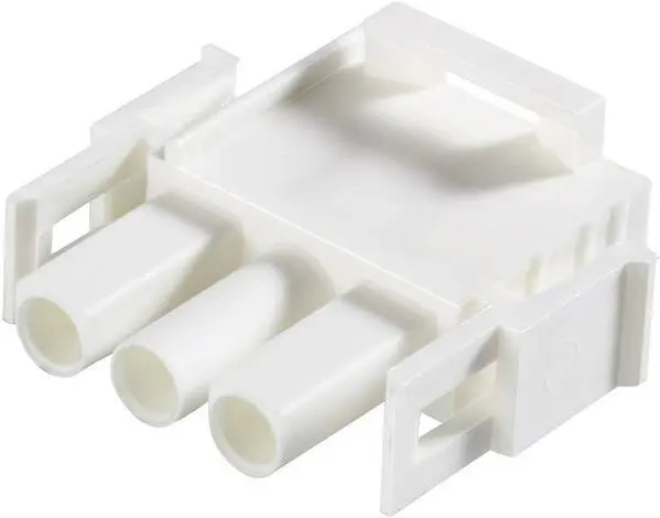 Tragbarer TE Connectivity Stiftgehäuse-Kabel Universal-MATE-N-LOK Polzahl Gesamt 3 Rastermaß: 6.35 mm 350766-4 1 St.