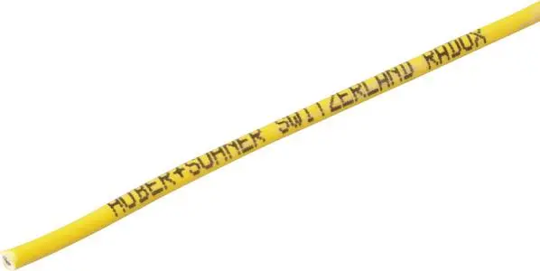 Tragbarer Huber+Suhner 12420035 Litze Radox® 155 1 x 1 mm² Gelb Meterware
