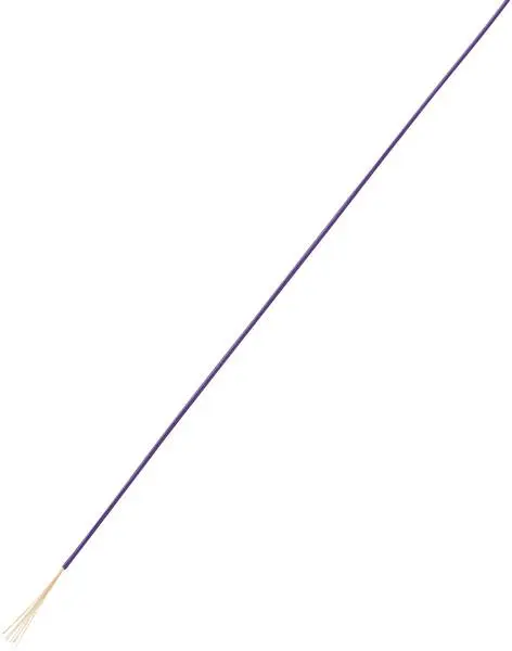 TRU COMPONENTS 1570365 Litze LiFY 1 x 0.50 mm² Violett 100 m