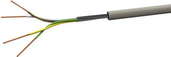 VOKA Kabelwerk LiYY Steuerleitung 5 x 0.25 mm² Grau (RAL 7001) LIYY5X025 100 m