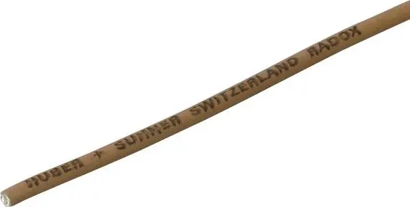 Wetterfester Huber+Suhner 12420119 Litze Radox® 155 1 x 0.75 mm² Braun Meterware