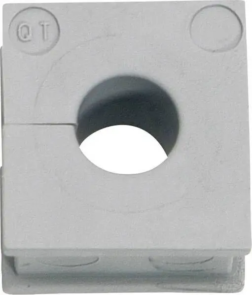Wetterfester Icotek QT 4 Kabeldurchführung Klemm-Ø (max.) 5 mm Elastomer Grau 1 St.