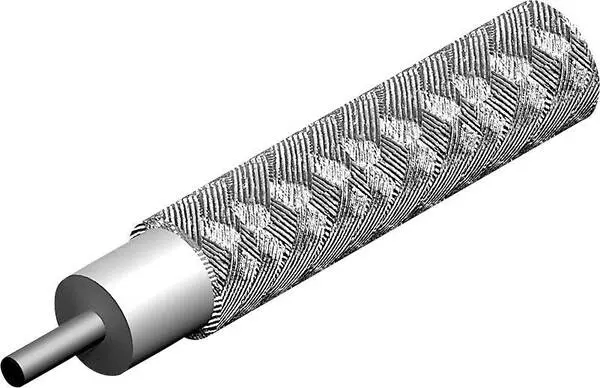 Wetterfester Telegärtner 100013034 Koaxialkabel Außen-Durchmesser: 2.95 mm Semi Flex. 141 50 Ω Silber Meterware