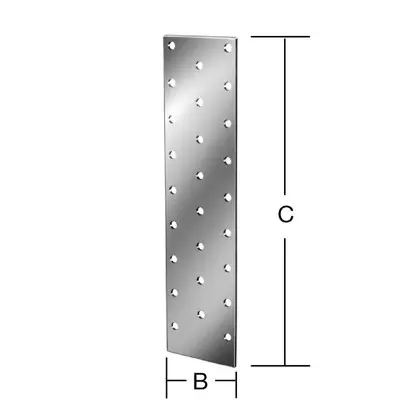Vormann - Lochblech Stahl sendverz. 200mm x 80mm x 2mm mit CE? Ja