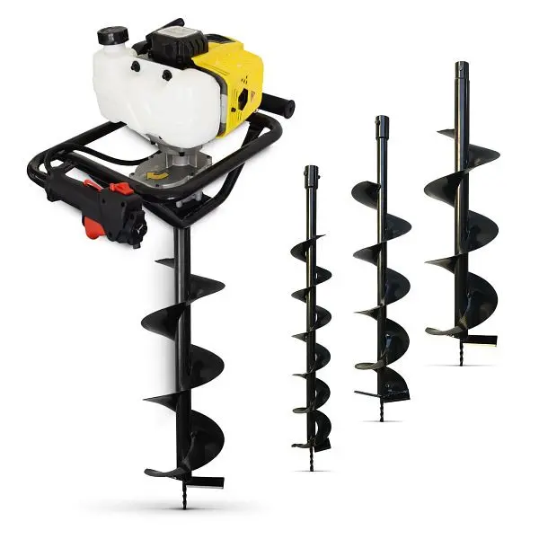 BAMATO Erdbohrer EBO-80 inklusive 3 Bohrer EBO-80